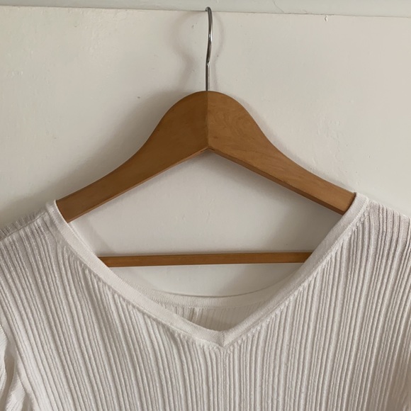ANTHROPOLOGIE Moth White Knit Top - Picture 8 of 8